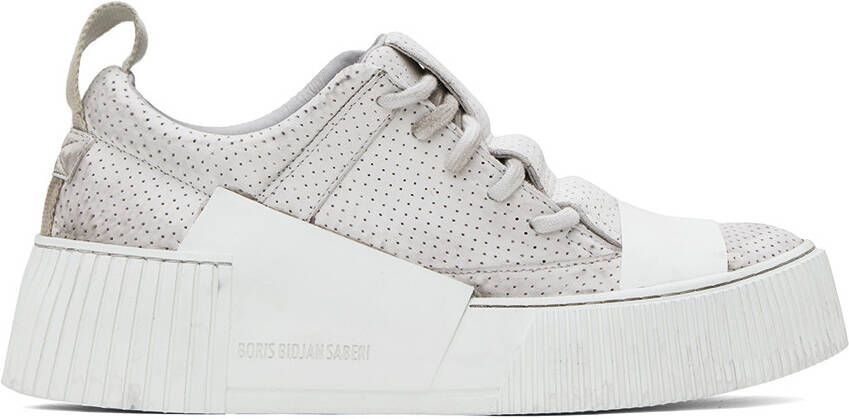 Boris Bidjan Saberi Gray Bamba 2.1 Sneakers - Picture 5