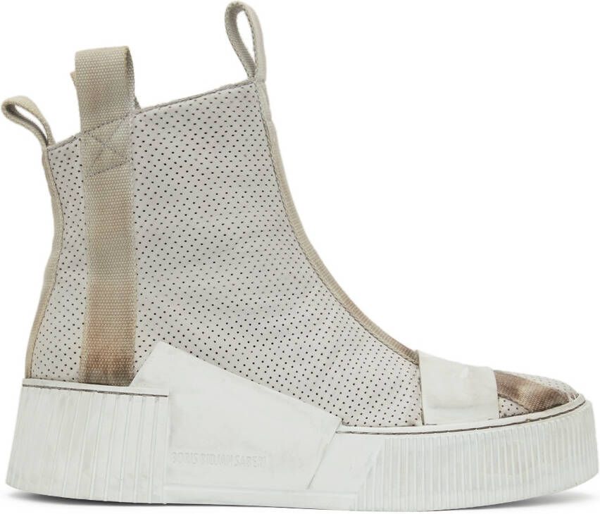 Boris Bidjan Saberi Off-White Bamba 3.1 High Top Sneakers - Picture 5