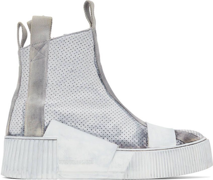 Boris Bidjan Saberi SSENSE Exclusive Grey Bamba 3.1 Sneakers - Picture 5
