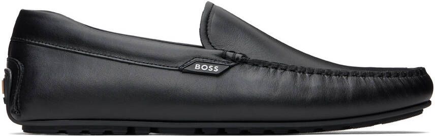 BOSS Black Logo Loafers - Picture 4
