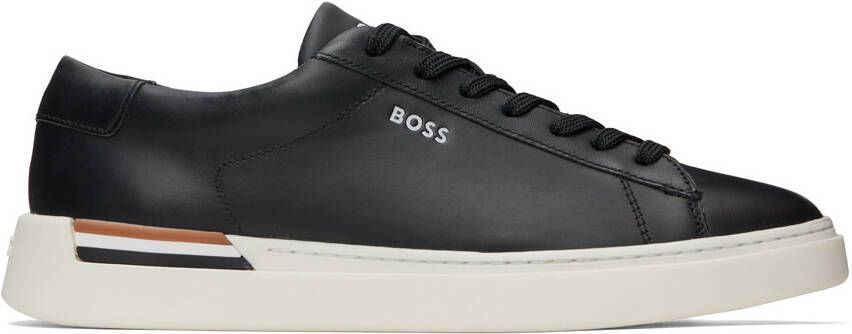 BOSS Black Logo Low-Top Sneakers - Picture 5