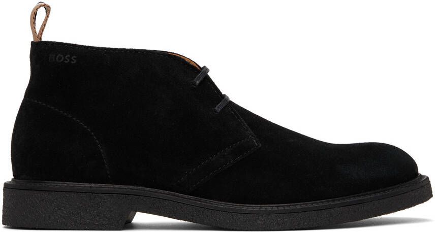 BOSS Black Tunley Desert Boots