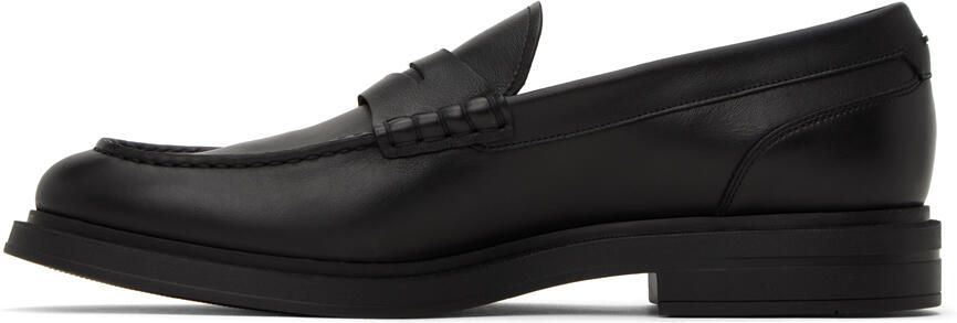 BOSS Black Almond Toe Loafers - Picture 3