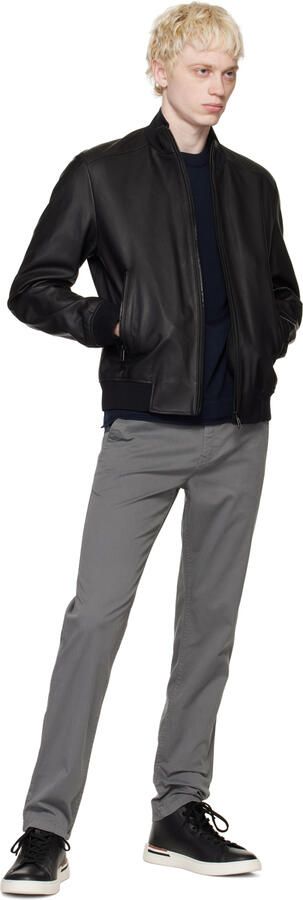 BOSS Black Logo High-Top Sneakers - Picture 4