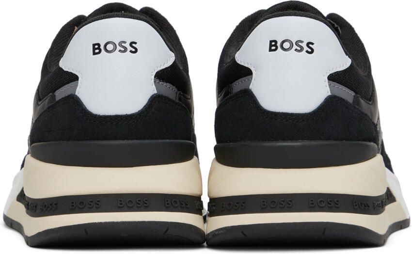 BOSS Black Mixed Sneakers