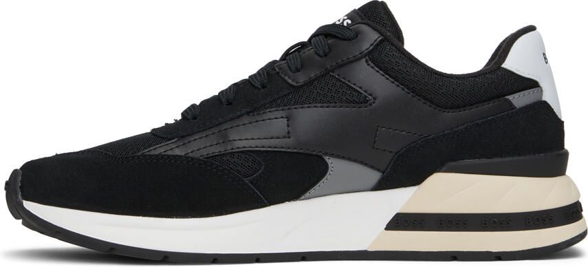 BOSS Black Mixed Sneakers - Picture 3