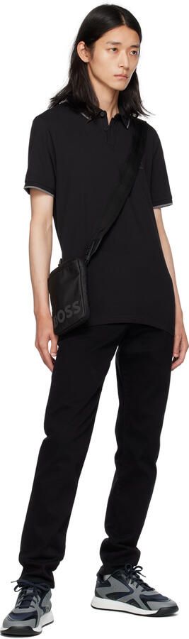 BOSS Navy & Gray Thermo-Bonded Sneakers - Picture 4