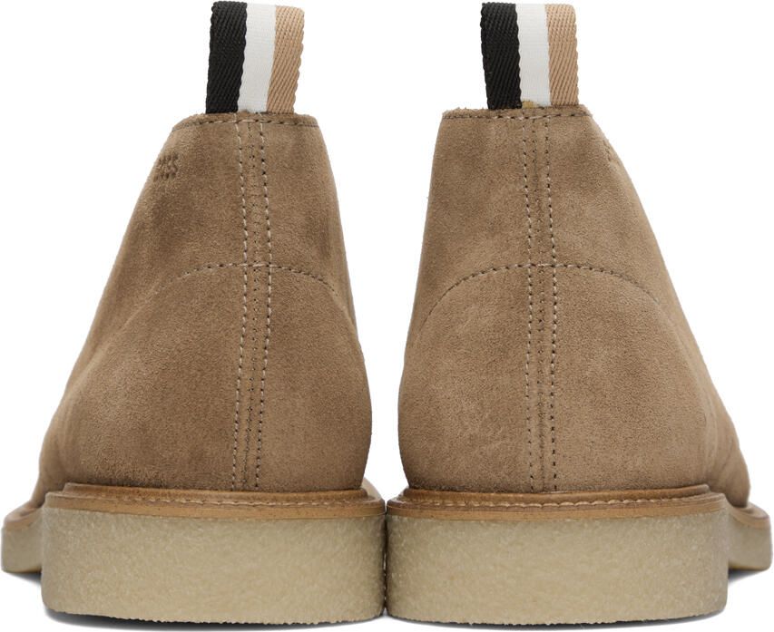 BOSS Tan Suede Desert Boots