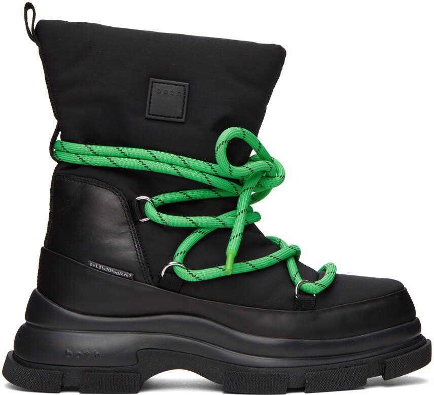 Both Black Tyres Platform Chelsea Boots