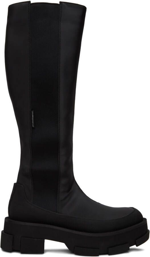 Both Black Gao Platform Chelsea Boots - Picture 2