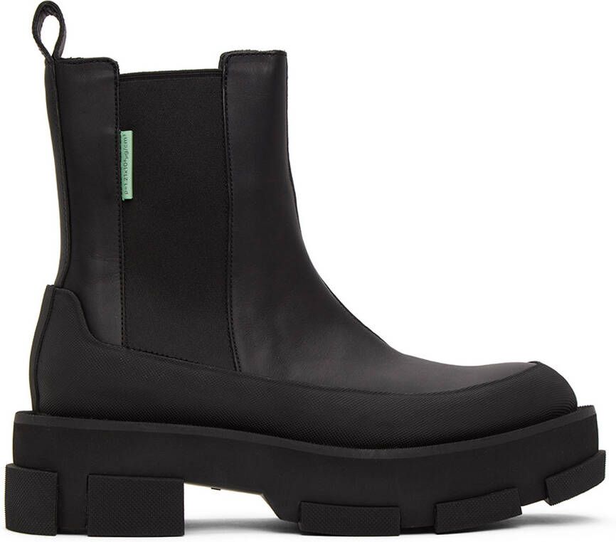 Both Black Platform Gao Chelsea Boots