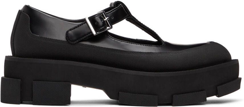 Both Black Platform Gao Oxfords - Picture 4