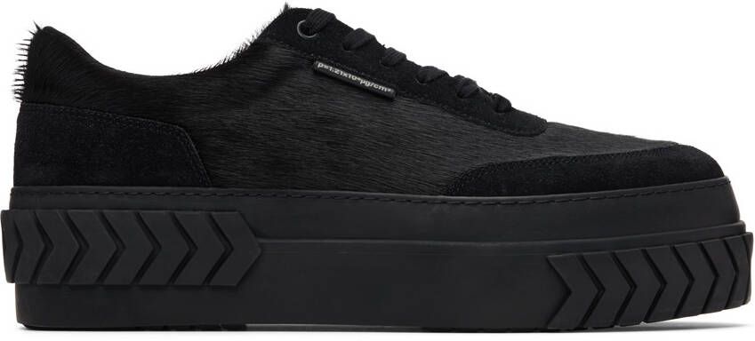 Both Black Tyres Platform Low Sneakers - Picture 6