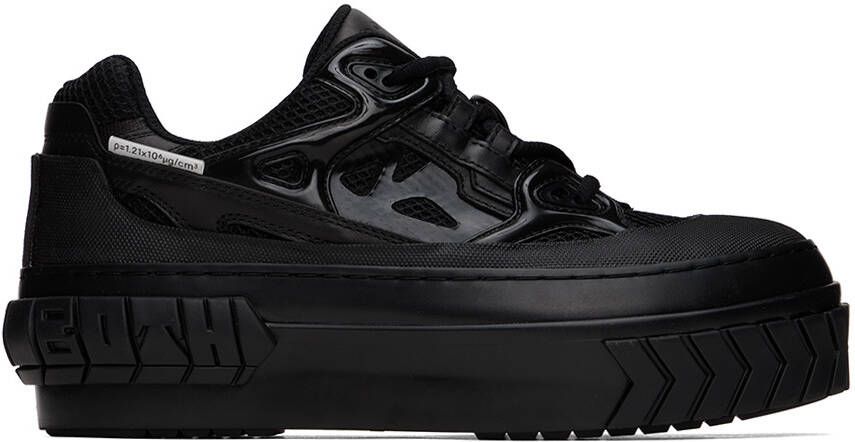 Both Black Tyres Platform Sneakers - Picture 4