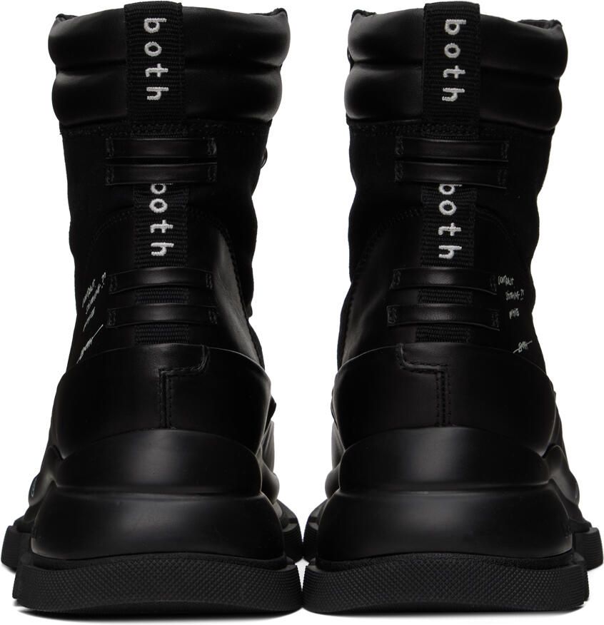 Both Black Gao Boots