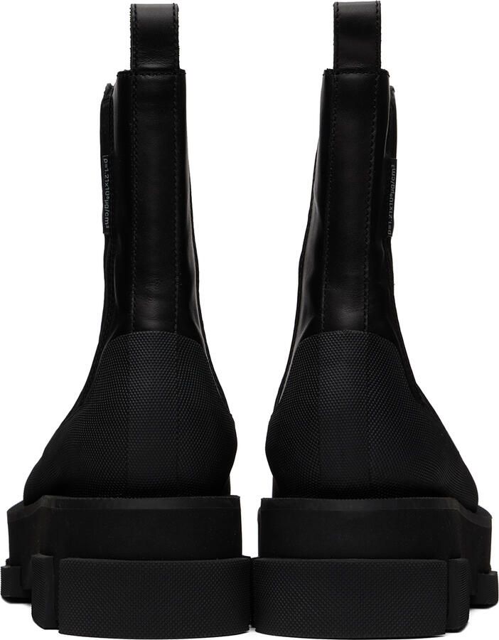 Both Black Platform Gao Chelsea Boots - Picture 5