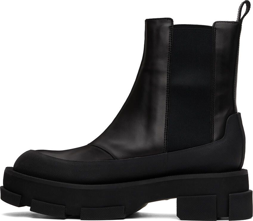 Both Black Platform Gao Chelsea Boots - Picture 3