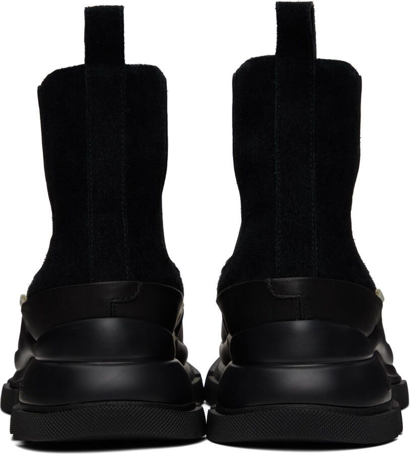 Both Black Tyres Platform Low Sneakers