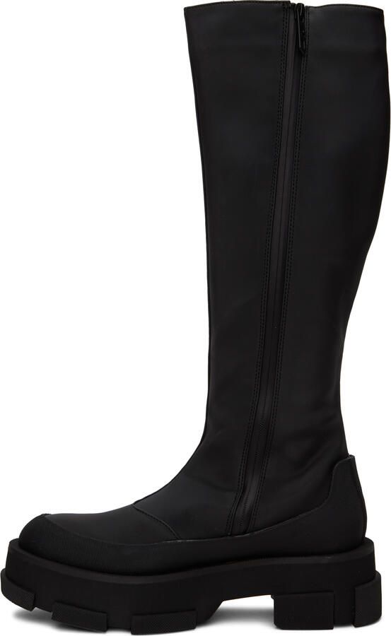 Both Black Gao Platform Chelsea Boots