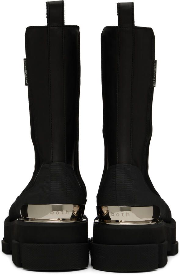 Both Black Gao Mary Jane Platform Loafers - Picture 5