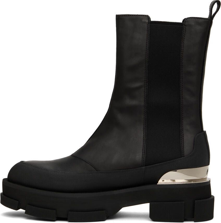 Both Black Gao Mary Jane Platform Loafers - Picture 3