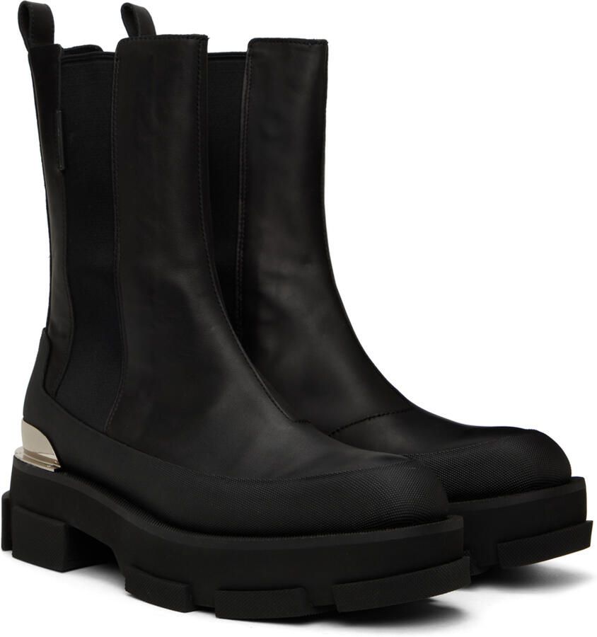 Both Black Gao Mary Jane Platform Loafers