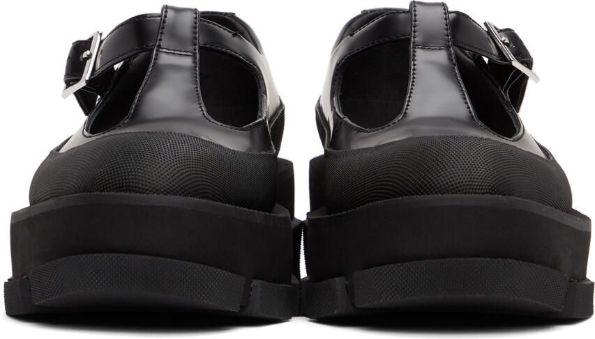 Both Black Platform Gao Oxfords - Picture 2