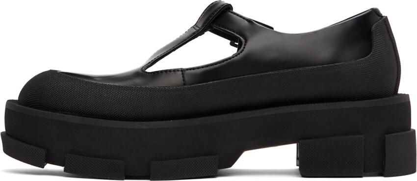 Both Black Platform Gao Oxfords - Picture 3