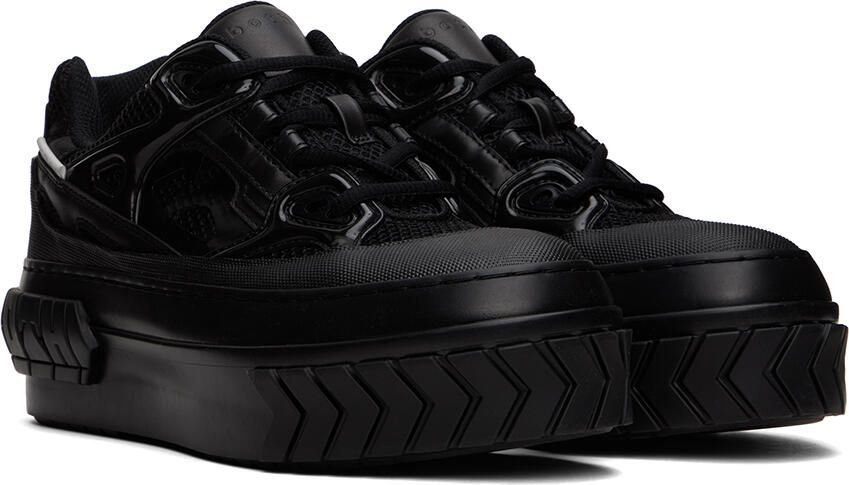 Both Black Tyres Platform Sneakers - Picture 2