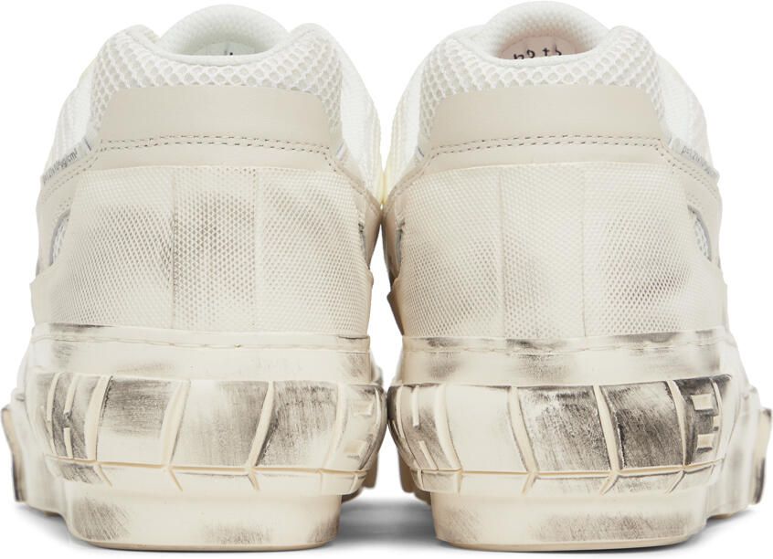 Both White Tyre Platform Sneakers