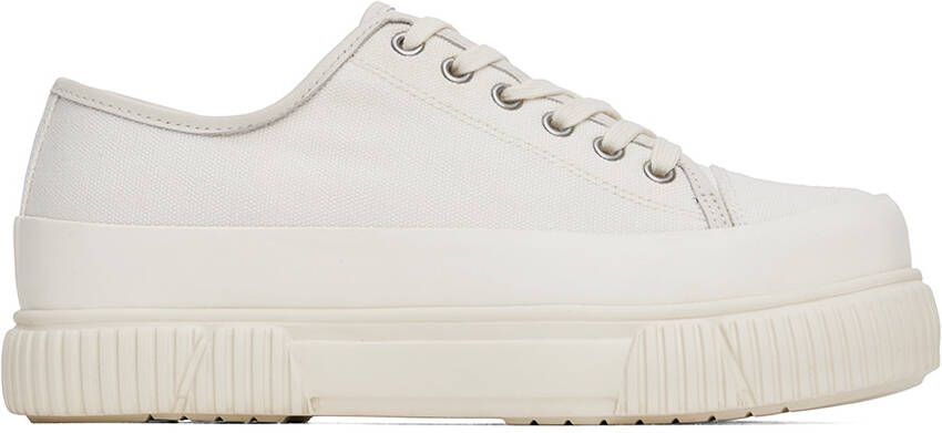 Both Off-White Classic Platform Low Sneakers - Picture 3