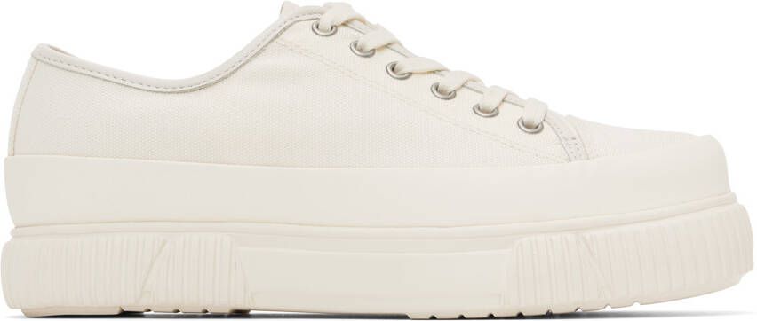 Both Off-White Classic Platform Low Sneakers - Picture 5