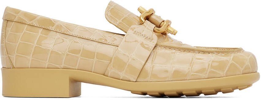 Bottega Veneta Beige Monsieur Loafers