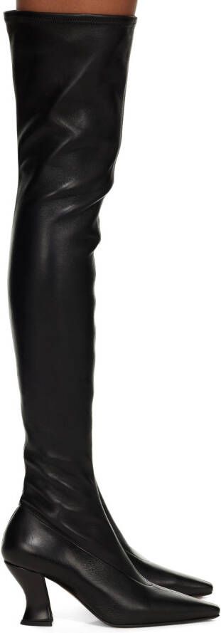 Bottega Veneta Black Almond Boots - Picture 4