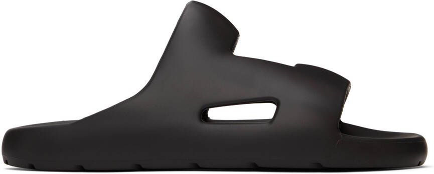 Bottega Veneta Black Band Sandals - Picture 4