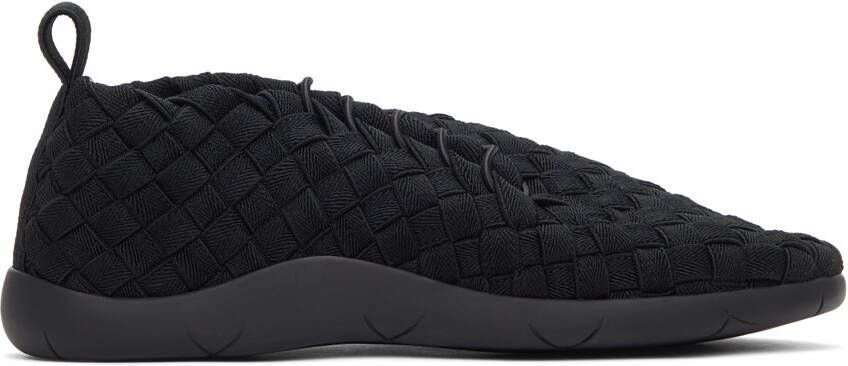 Bottega Veneta Black Intrecciato Sneakers - Picture 4