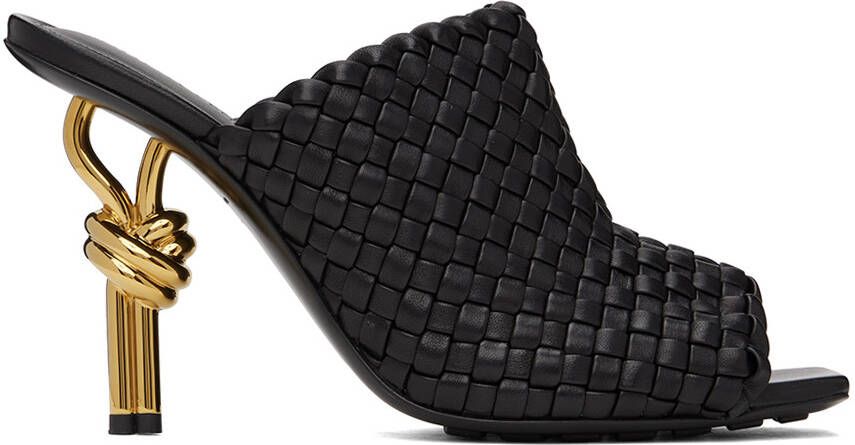 Bottega Veneta Black Knot Mules - Picture 4