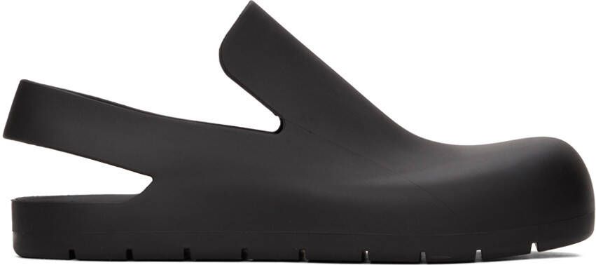 Bottega Veneta Black Rubber Puddle Loafers - Picture 3