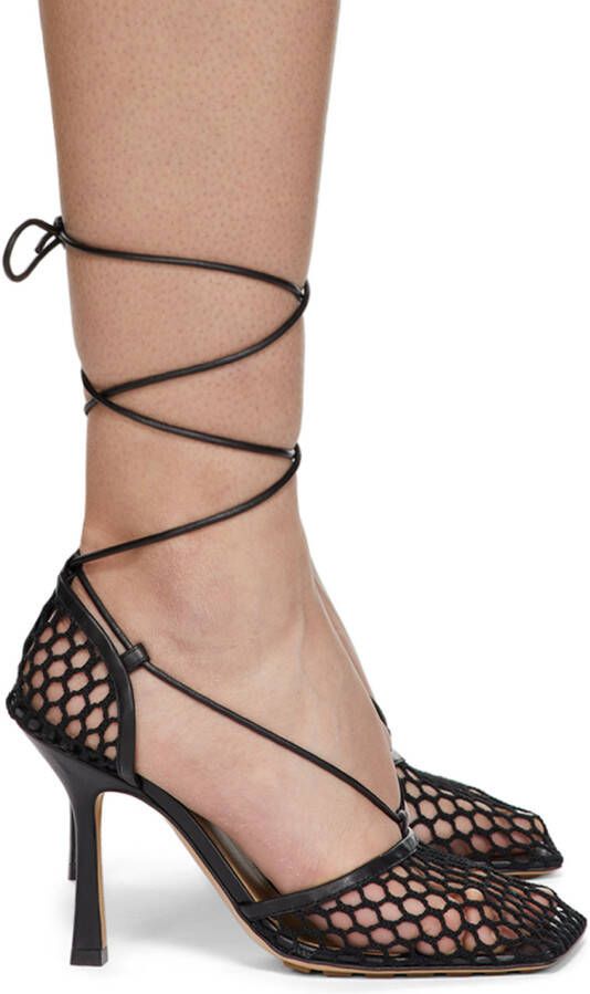 Bottega Veneta Black Stretch Heels