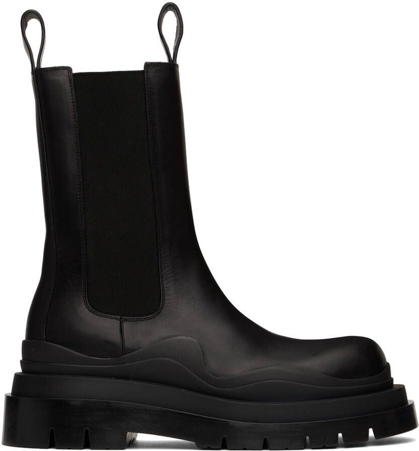 Bottega Veneta Black Tire Boots - Picture 2