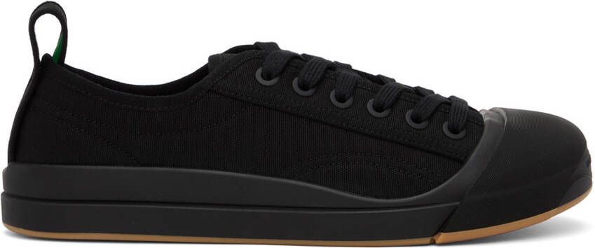 Bottega Veneta Black Vulcan Sneakers - Picture 5