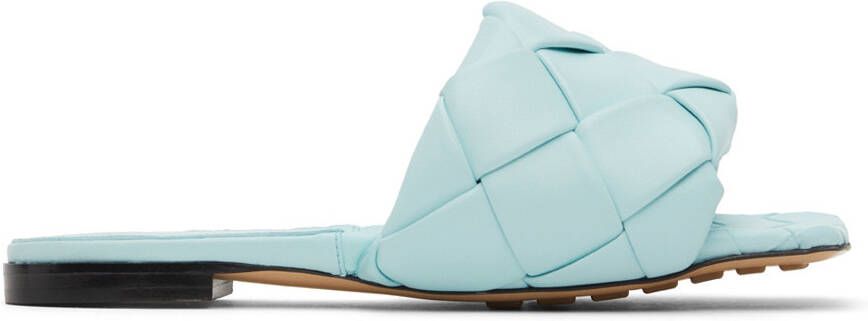 Bottega Veneta Blue Lido Sandals - Picture 5