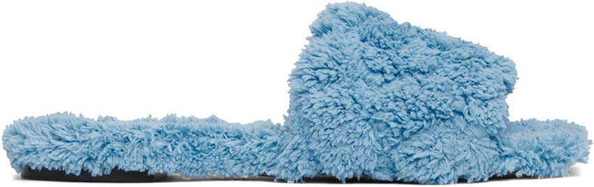 Bottega Veneta Blue Padded Sandals - Picture 4