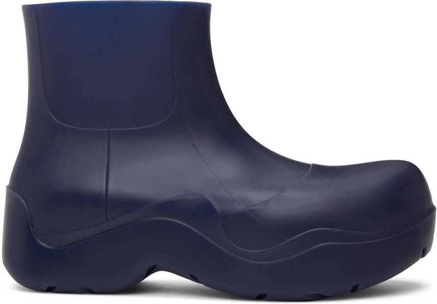 Bottega Veneta Blue Puddle Boots