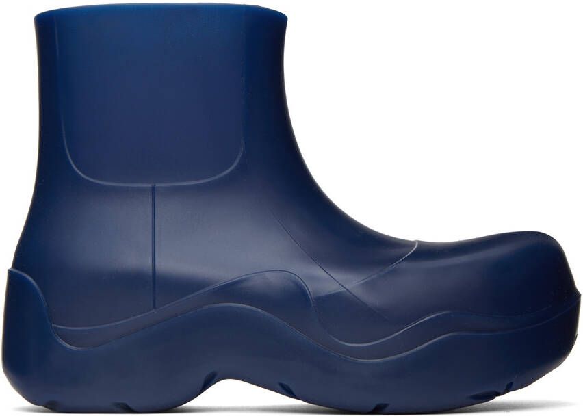 Bottega Veneta Blue Puddle Boots