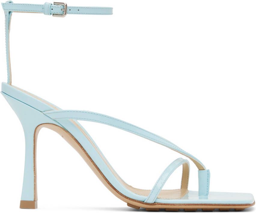 Bottega Veneta Blue Stretch Strap Sandal