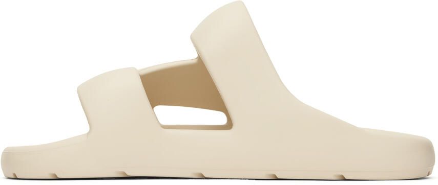 Bottega Veneta Beige Band Sandals - Picture 3