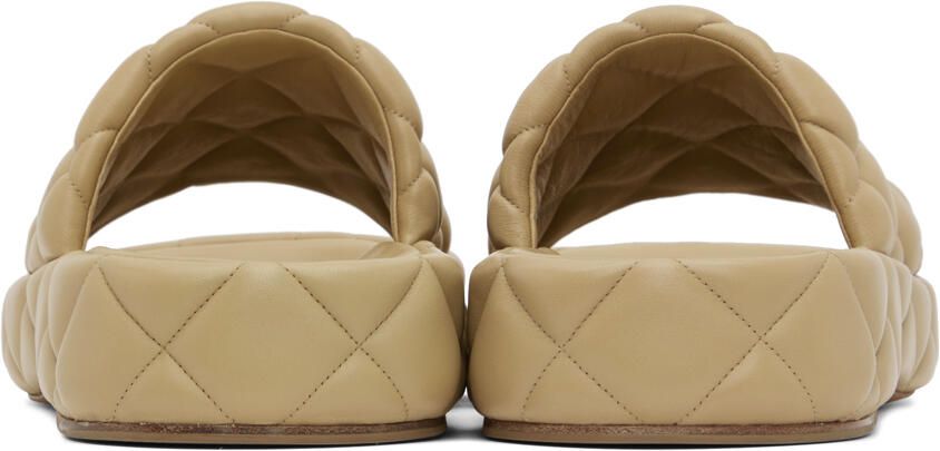 Bottega Veneta Beige Padded Sandals