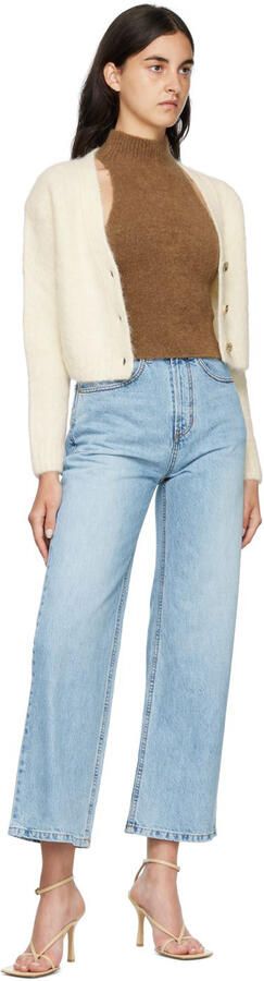 Bottega Veneta Beige Stretch Sandals - Picture 4