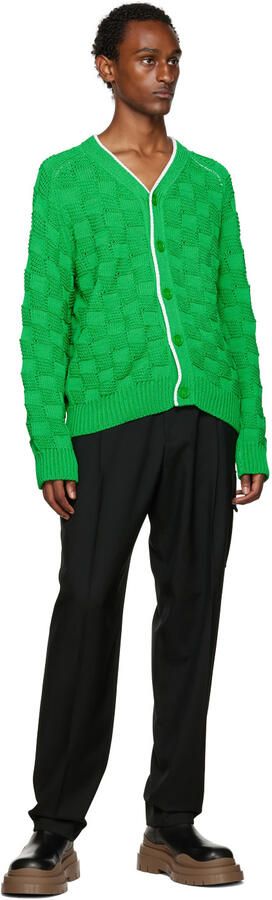 Bottega Veneta Black & Brown Tire Chelsea Boots - Picture 4